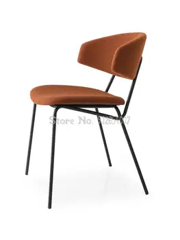 Изготовленный на Заказ Итальянский обеденный стул Современный Минималистский Домашний Минималистский стул Стул со спинкой для ресторана Дизайнерский письменный стул Nordic