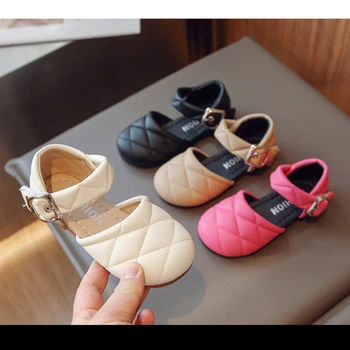 Zapatos Niña/ Кожаная Обувь для девочек 2023, Летние Детские Сандалии На Мягкой Подошве, Обувь Принцессы, Обувь На плоской подошве, Детская Обувь, Обувь для девочек Мэри Джейн