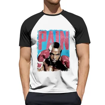 Футболка Pain, быстросохнущая футболка, футболки для тяжеловесов, футболки больших размеров, мужские хлопчатобумажные футболки