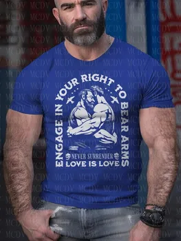 Мужская Повседневная футболка с принтом Bear 107 Grafitti, Летние Футболки, Топы, Красочная футболка с принтом The Best He Him Hole LGBT3D