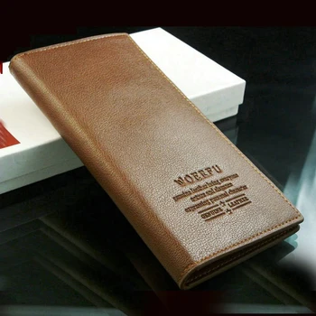 Новый мужской длинный повседневный кожаный Черный кошелек с карманами, Клатч для карт, Двойной кошелек из искусственной кожи, держатель для карт, сумка для денег