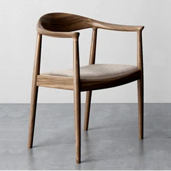 Обеденные стулья с винтажной обивкой из дерева в скандинавском стиле, дизайнерский стул для гостиной, копия мебели для столовой Sedie Sala Da Pranzo