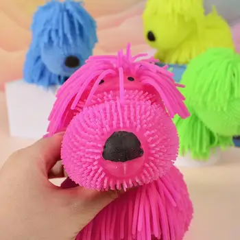 Избавьте от Скуки Красочную Мультяшную Собаку, Сжимающие Игрушки для Снятия Стресса, Мягкие Tpr-Игрушки для Детей и взрослых, Забавные Подарки для Вечеринок