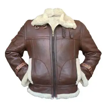 Стиль мотоциклетной куртки мужской, окрашенный фумигацией мех, встроенный воротник с лацканами, меховая опушка куртки, пояс на молнии, мужская верхняя одежда