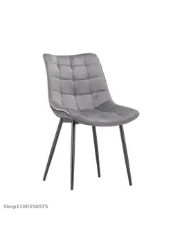 Обеденный стул Легкий Роскошный Скандинавский стул высокого класса Домашний минималистичный Современный Минималистичный Сетчатый Красный обеденный стол Стул со спинкой Стул
