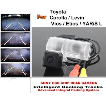 Для Toyota Corolla/Levin/Vios/Etios/YARiS L Автомобильная Интеллектуальная Парковочная камера HD CCD Камера Заднего вида