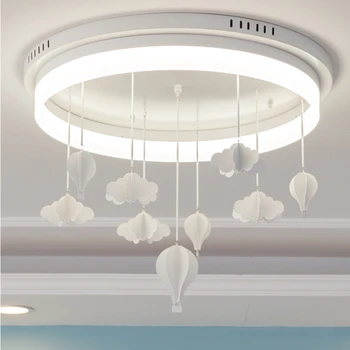 Потолочный светильник для спальни Nordic clouds в кремовом стиле, простые современные кованые светильники для детской комнаты, гостиной