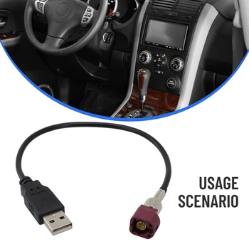 USB-адаптер Линия преобразования USB автомобильный USB-кабель Адаптер Автомобильные аксессуары Автомобильный КОМПАКТ-диск дооснащение USB-адаптер для HSD LVDS