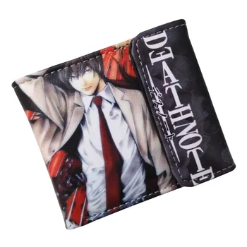Аниме Death Note Ryuk Мужской короткий кошелек Yagami Light Женская сумка для денег Держатель для карт Кошелек