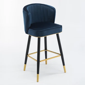 Скандинавский барный стул Lotus, обеденные стулья, роскошный Современный Простой стульчик для кормления, табурет для ресторана, Балкон Высотой сиденья 55/65/75 см, Мебель