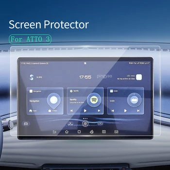 Для BYD ATTO 3 2023, автомобильная наклейка, Защитная пленка для экрана, дисплей навигатора, Защитная пленка из закаленного стекла, автомобильный аксессуар для транспортных средств