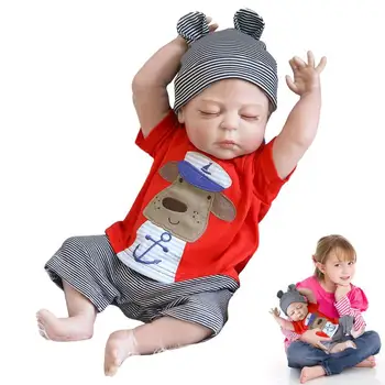 Силиконовые куклы-Реборн В реальной жизни, реалистичные Куклы для новорожденных с мягким телом, обучающие и изысканные Реалистичные Силиконовые куклы для новорожденных