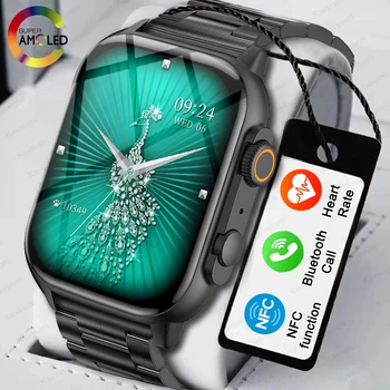 2023 Смарт-часы Ultra Smartwatch для мужчин и женщин Bluetooth-звонок, магнитная зарядка, фитнес-браслет, часы серии 8 для Apple Xiaomi