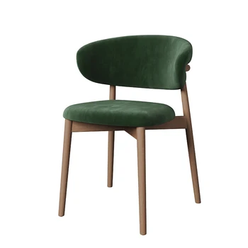 Роскошные дизайнерские обеденные стулья Accent Nordic Эргономичный обеденный стул на открытом воздухе, кухня для отдыха, деревянные стулья, мебель для балкона