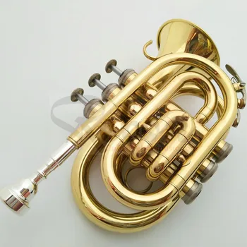 Weifang Rebon Bb Key, Желтая латунная мини-труба