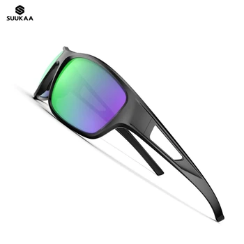 Suukaa Рыбалка Поляризованные спортивные солнцезащитные очки для мужчин, женские велосипедные очки для вождения, защитные очки для улицы, MTB Очки для велосипеда
