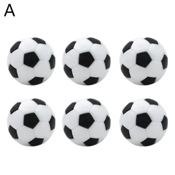 6шт 32 мм мини черно-белый мяч для настольного футбола Настольный футбол Fussball Football