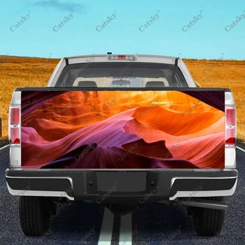 Эффектная наклейка на багажник автомобиля Antelope Canyon, защищающая хвост автомобиля, наклейка Vinly Wrap, наклейка для украшения капота автомобиля, наклейка для внедорожного пикапа