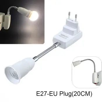 ЕС-штекер, держатель лампы E27, преобразователь для ночника, прикроватные настенные подставки, прямая поставка