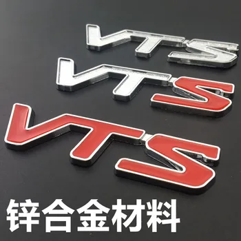 3D Металлические Буквы Автомобиля Логотип Багажника На Крыле VTS Эмблема Значок Наклейка Для Citroen C2 C3 C4 Quatre Xsara Jimny Saxo Аксессуары VTS