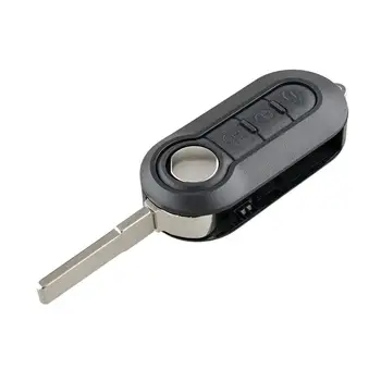 Подходит для FIAT GRANDE PUNTO 500 BRAVO DUCATO PANDA, 3-кнопочный брелок, чехол для дистанционного управления, 3-клавишный чехол для ключей, защита для ключей