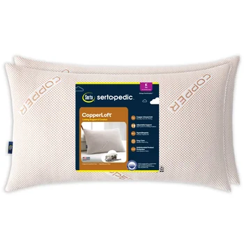 Подушка для кровати Sertapedic Copperloft, двуспальная, 2 шт.