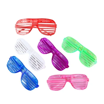 Очки со светодиодной подсветкой, солнцезащитные очки для взрослых, принадлежности для вечеринок