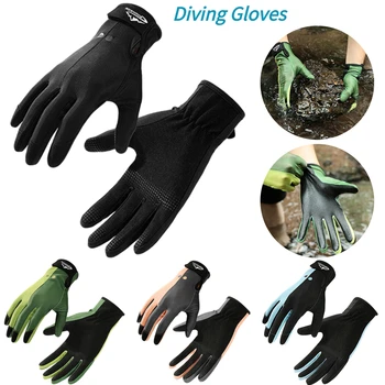 1 Пара женских мужских перчаток для гидрокостюма, подводного плавания, гребли, серфинга, каякинга, противоскользящих рыболовных рукавиц, снаряжения для дайвинга