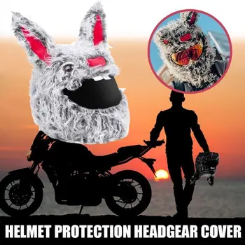 Легкий чехол для мотоциклетного шлема, удобный Взрывной Чехол для шлема для уличной езды, Теплая плюшевая крышка для всего шлема