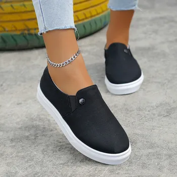Женская обувь, новые черные повседневные кроссовки с мелким носком, летняя мода, нескользящие женские тонкие туфли, кроссовки Женские