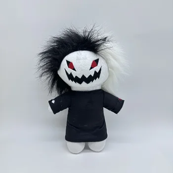 Черно-белозубый адский демон ужасов Хэллоуина, высококачественные плюшевые игрушки, которые можно использовать в качестве праздничных подарков на день рождения
