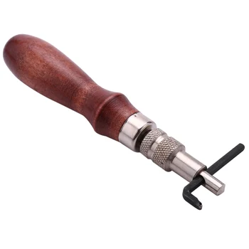 Прочный регулируемый профессиональный инструмент для прострочки канавок и биговки кромок Кожевенные наборы для пришивания складок Инструмент для кожевенного ремесла