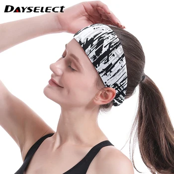 Спортивная повязка на голову Резинка для волос Тренировка Эластичная повязка на голову для йоги Теннис Фитнес Бадминтон Баскетбол Спортивная повязка для бега Женщины Мужчины